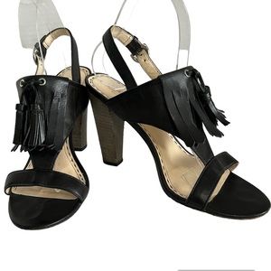 COACH GENAVEEVE FRINGE DETAIL SANDALS SIZE 8.5